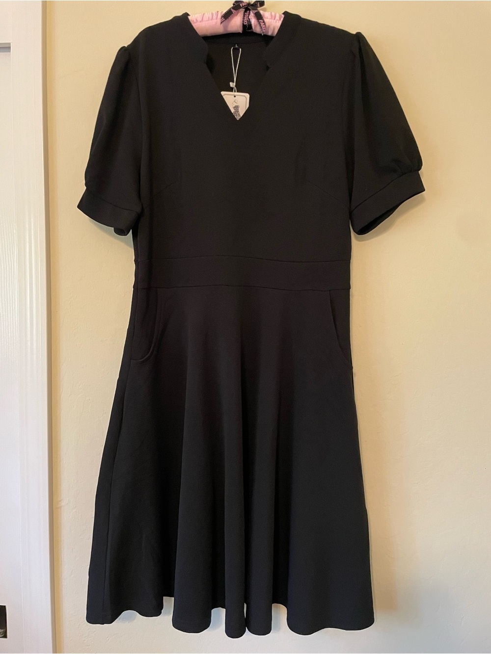 Black Short Sleeve Dress